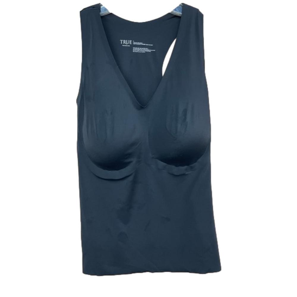 True black bra with no wire.